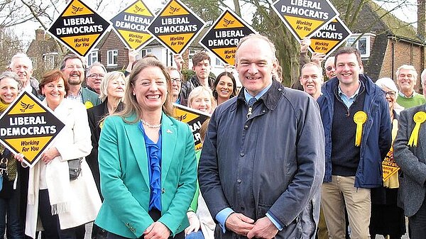 Helen with Ed Davey