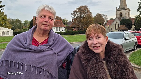 Dineke and Jo at Brockham