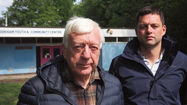 BOOKHAM’S YOUTH CENTRE Lawrence with Chris Coghlan