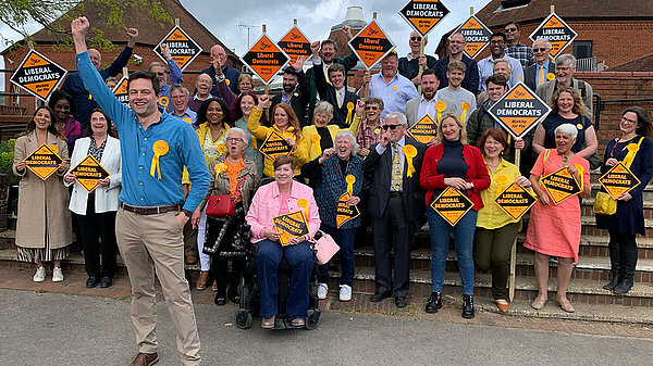 LIb Dem crowd